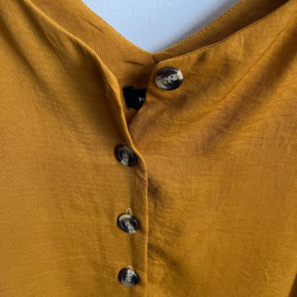 New Look Tank Top in Mustard Yellow, Size 12 - Picture 5 of 5